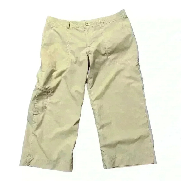 Patagonia Inter-Continental Capris Women’s 14 Tan Nylon Polyester Lightweight - Picture 2 of 9